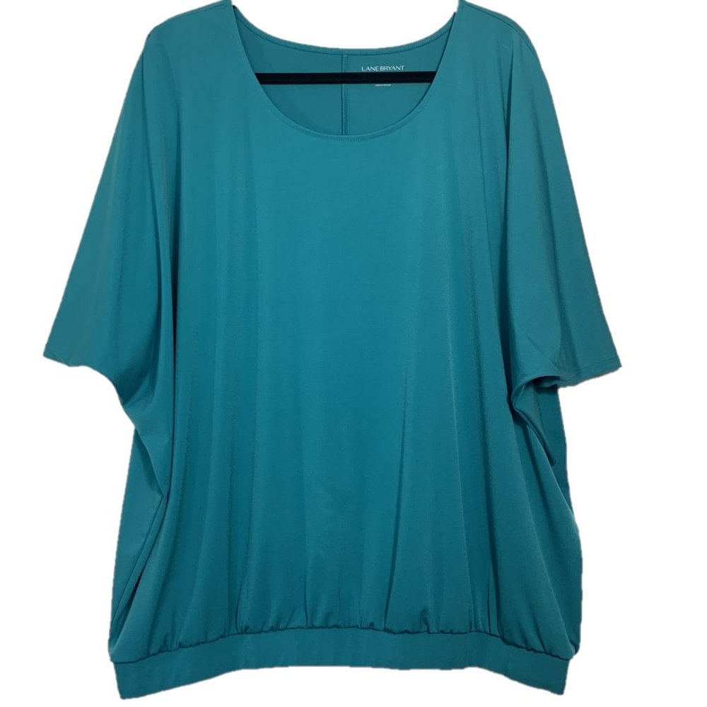 Lane Bryant Turquoise Dolman Blouse 18/20